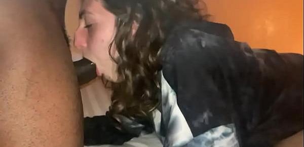  After a long day out she gives me the best blowjob